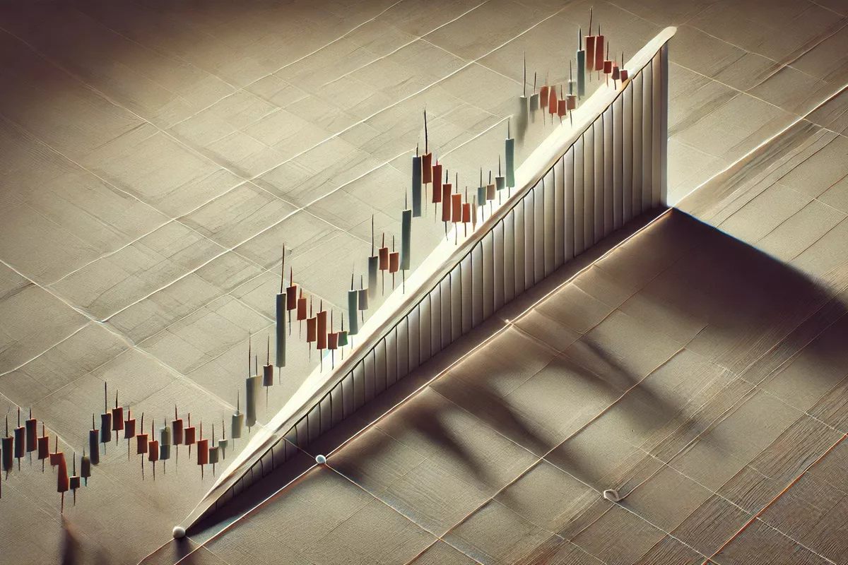 rising wedge pattern